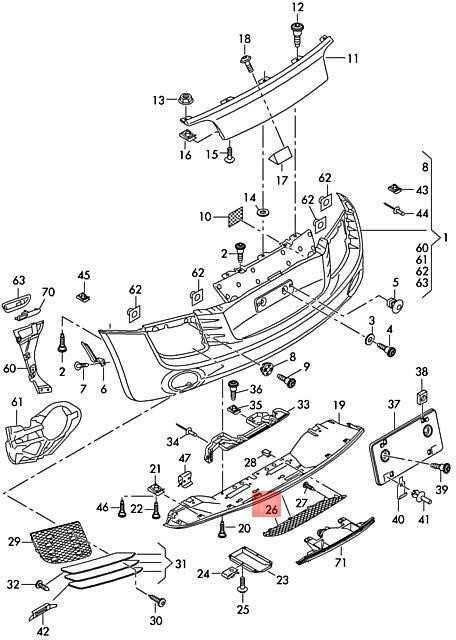 VAG Audi R8 Galinis apatinis ventiliatorius, centrinės grotelės Originalus 420807925A