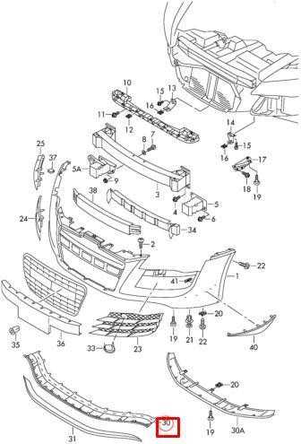 VAG Audi R8 Priekinis Bamperio Spoileris 4208070613FZ NAUJAS ORIGINALUS