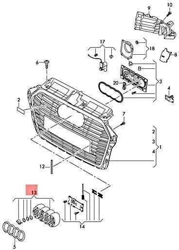 VAG AUDI remonto komplektas įkrovimo lizdo dangtelio dangteliui originalus 8V489898343E