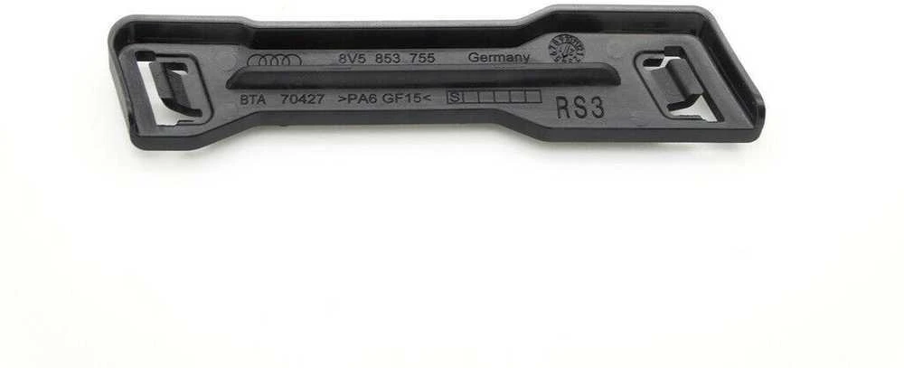 VAG Audi RS3 8V priekinio grotelių emblema ženklelis logotipas blizgus juodas originalus 8V5853736BT94