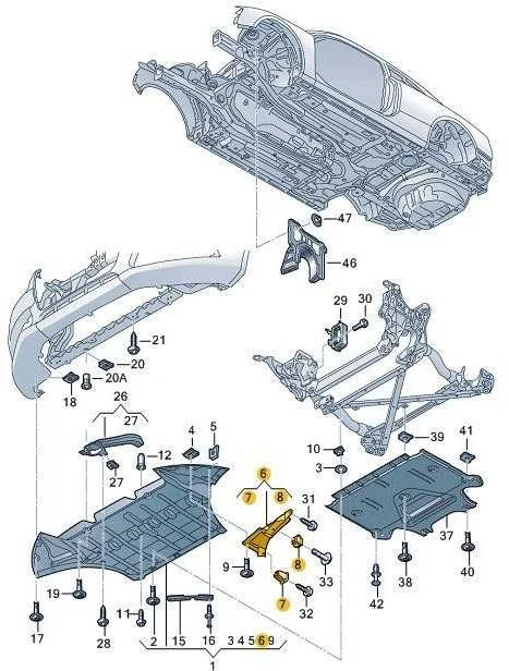 VAG AUDI RS4 13-16 Priekinis dešinysis rato spoileris Originalus 8K0853888C