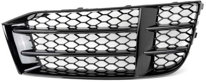 VAG AUDI RS5 10-16 Priekinio bamperio apatinės grotelės, juodos, dešinės, originalios 8T0807682F