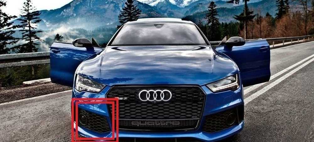 Vag Oro Kreipiamosios Grotelės Grotelės Juodai Blizgios Audi Rs7 4G8807682GT94