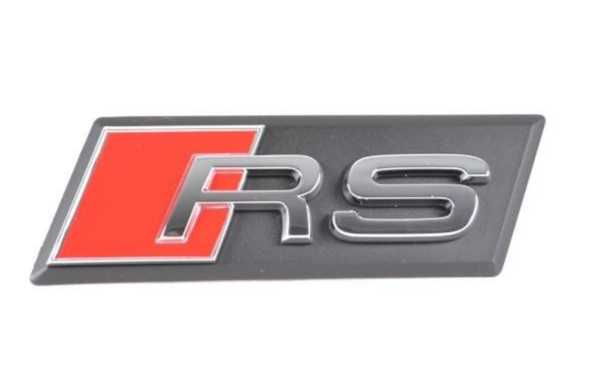 VAG AUDI RSQ3 RS LOGO emblema radiatoriaus grotelėms Originali 8U0853736A2ZZ