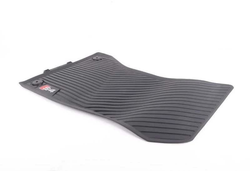VAG Audi S4 8K 8W Guminiai kilimėliai priekiniai juodi 8W1061221A041 Originalūs