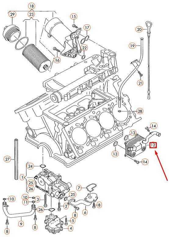 VAG Audi S4 A6 Quattro Allroad Quattro variklio alyvos aušintuvas originalus 079117021M