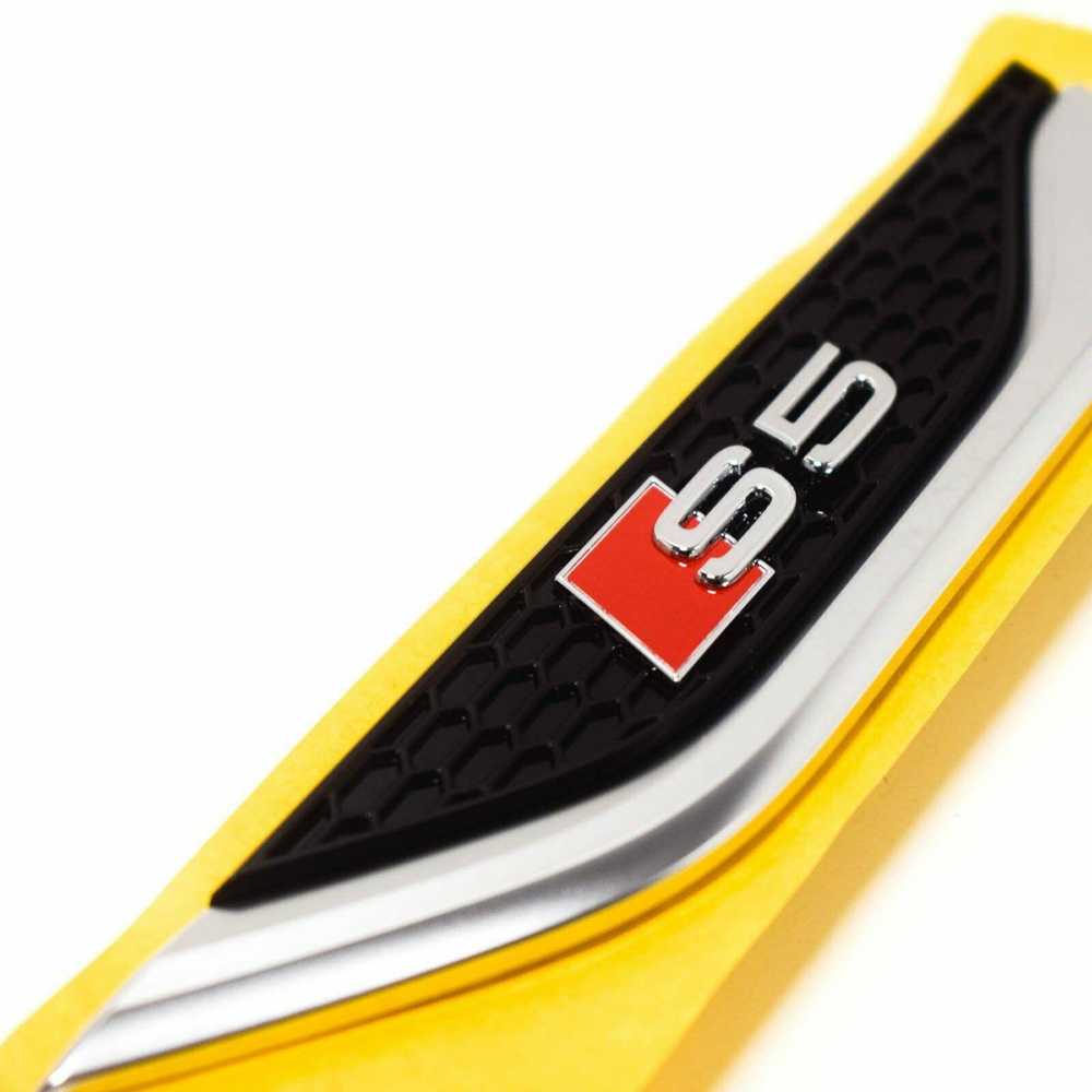 VAG AUDI S5 8W6 Priekinis Kairysis Sparnas Sparno S-Line Apdailos Logotipas 8W6853601CPUZ NAUJAS ORIGINALUS