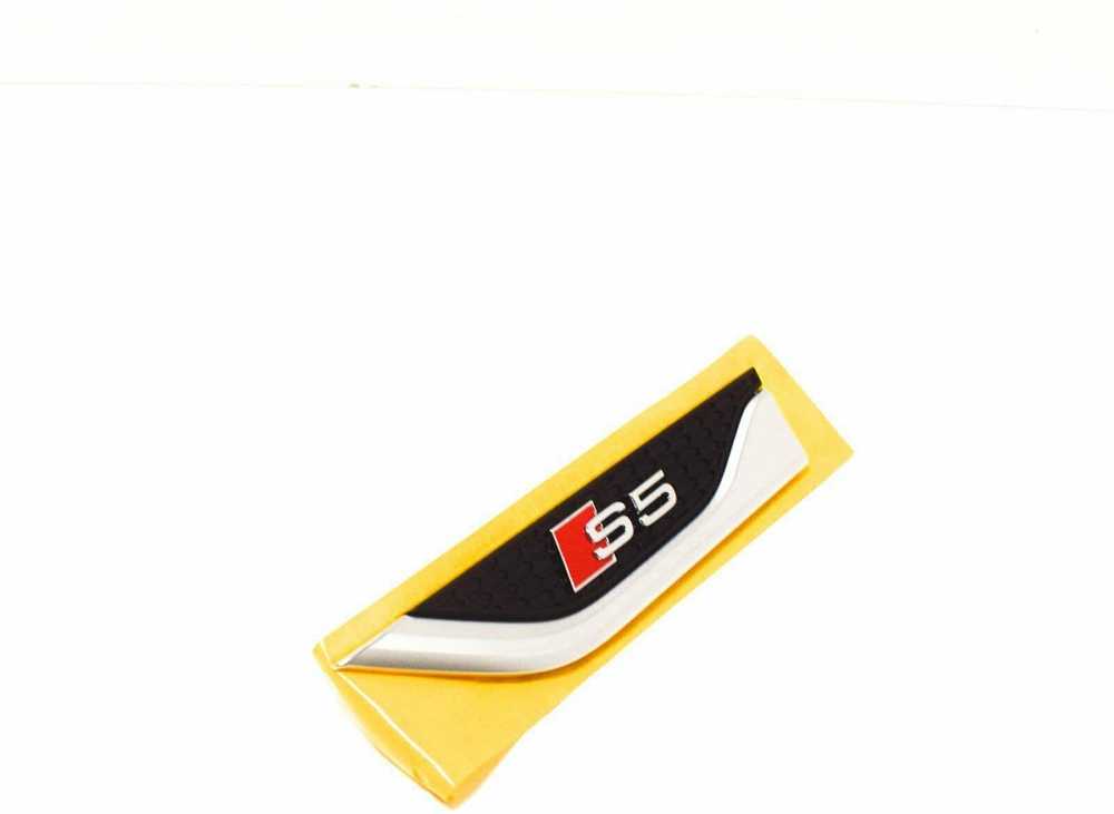 VAG AUDI S5 8W6 Priekinis Kairysis Sparnas Sparno S-Line Apdailos Logotipas 8W6853601CPUZ NAUJAS ORIGINALUS