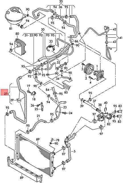 VAG Audi Seat Skoda VW aušinimo skysčio vamzdžio žarna 6R0122101K originali
