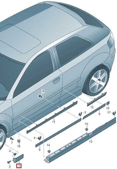 VAG Audi sparno dangtelis priekinis dešinysis originalus 8P0853992BGRU