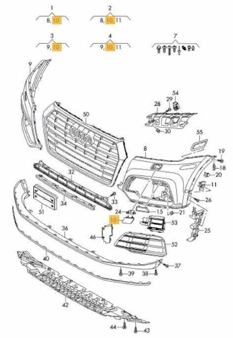 VAG AUDI SQ5 18- Priekinio bamperio priekinio žibinto ploviklio dangtelis kairėje 80A807753AGRU originalus