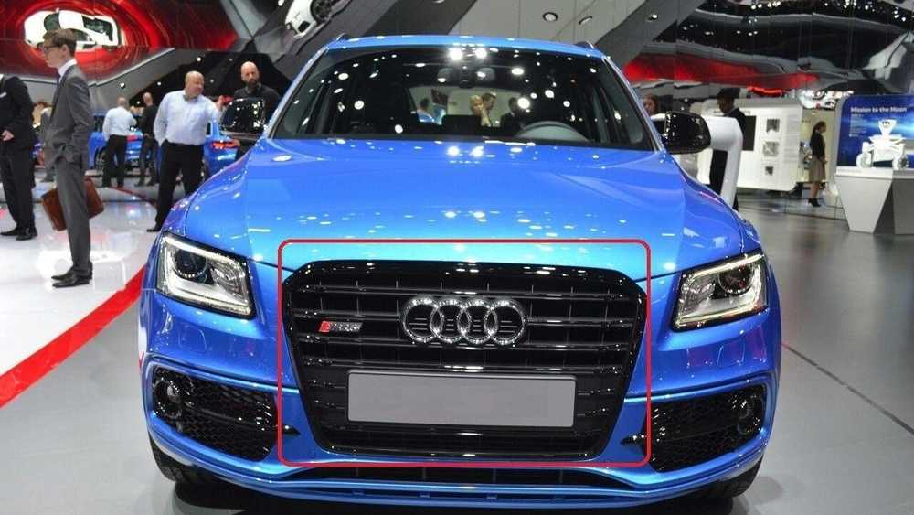 Vag Audi Sq5 2013 2017 Juodas Radiatoriaus Grotas Originalus 8R0853651AJCKA