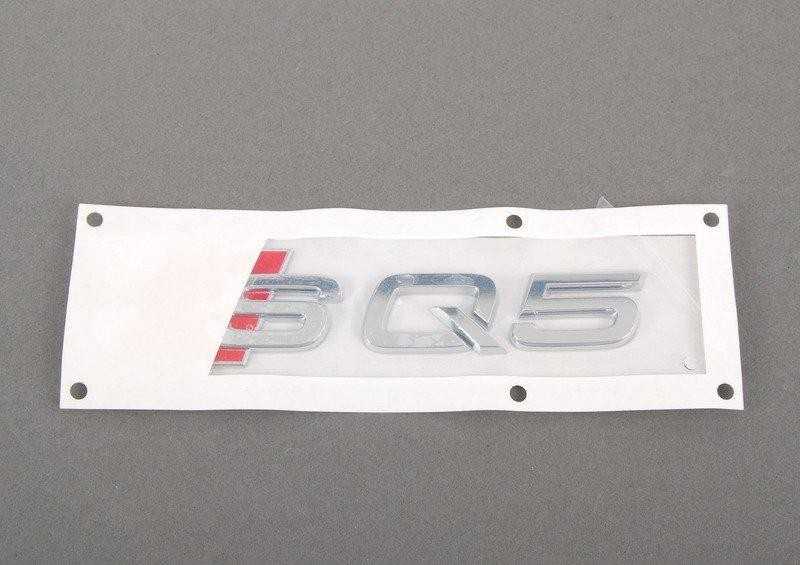 VAG Audi SQ5 Chromo Logotipas Emblema Lengvai Priklijuojamas Ant Lygios Paviršiaus Originalus Naujas