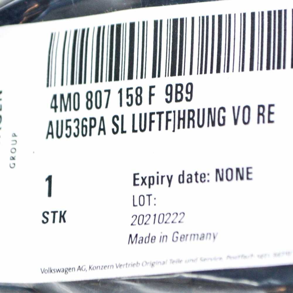 VAG AUDI SQ7 4M Priekinis Bamperis Dešinysis Oro Kanalo Grotelės 4M0807158F9B9 NAUJAS ORIGINALUS