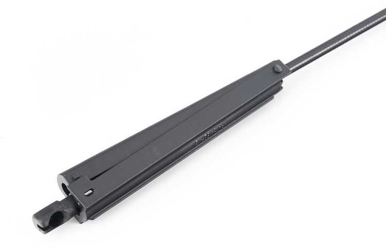 VAG AUDI TT 2007 - 2014 Juodas variklio dangčio atleidimo trosas 1095MM LHD originalus 8J1823535B