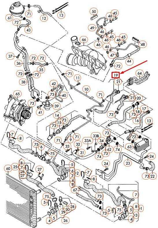 VAG AUDI TT 8J aušinimo skysčio žarnelė su greito atjungimo jungtimi originali 3C0122157FH