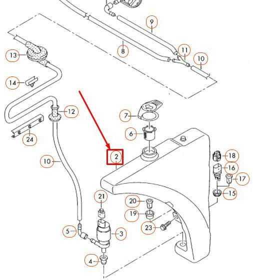 VAG AUDI TT 8J Priekinio stiklo ploviklio rezervuaras originalus 8J0955453C