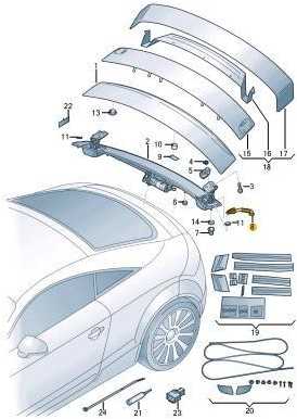VAG Audi TT/TTS galinio spoilerio dešinioji vandens nuleidimo žarna originali 8J0827430