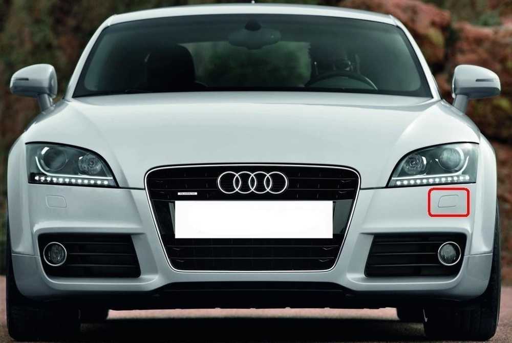 VAG AUDI TT TTS RS 10-14 N/S Kairės pusės priekinio žibinto ploviklio dangtelis originalus 8J0807753B