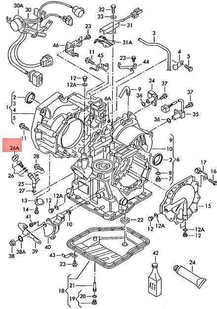 VAG Audi TT VW Beetle Cabrio Rabbit Transmisijos dangtelis originalus 01M321435B