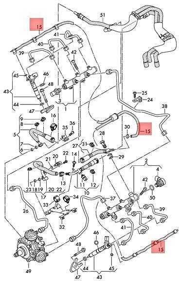 VAG AUDI VW A4 Avant S4 quattro A5 S5 Cabriolet grįžtamoji linija 059130218AR originali