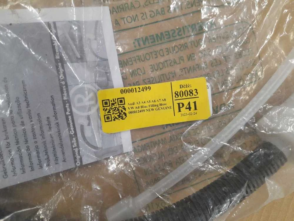 VAG "Audi VW Adblue" karbamido tirpalo užpildymo žarna Originali 000012499