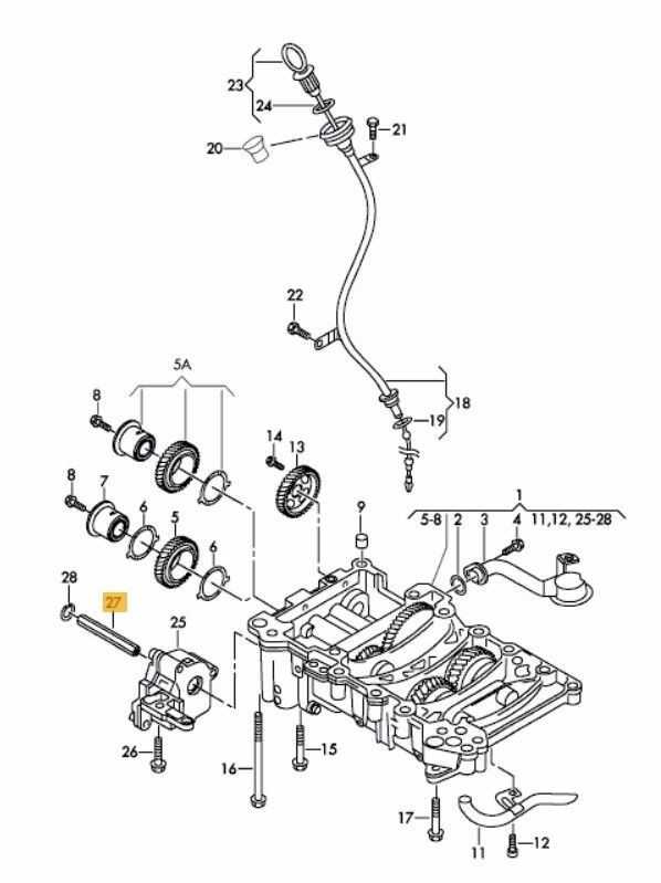 VAG "Audi VW" alyvos siurblio šešiabriaunis pavaros raktas Balansavimo velenas originalus 03G115281F
