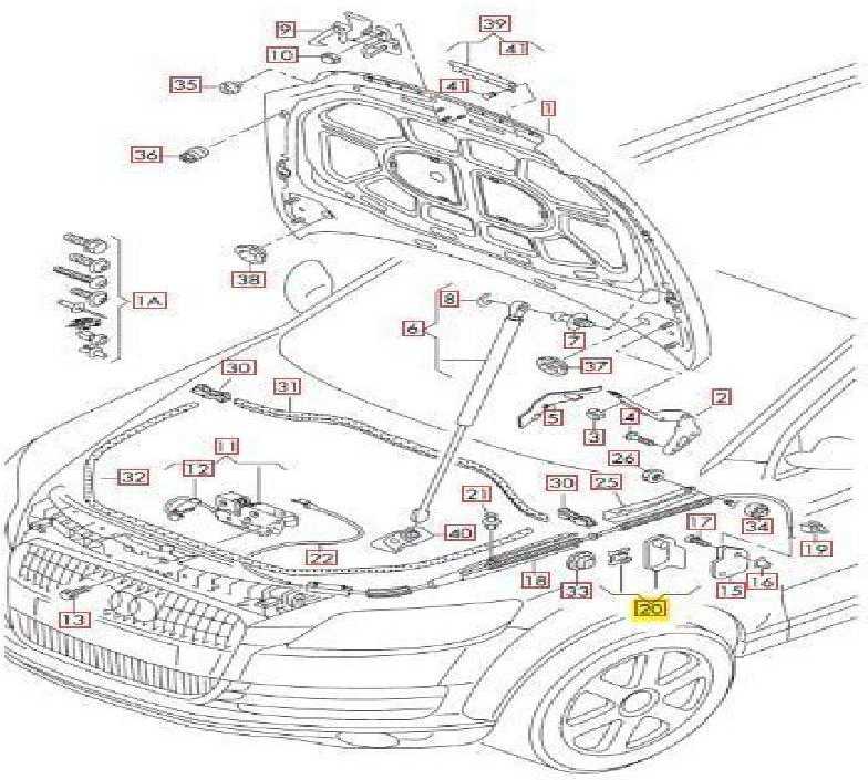 VAG AUDI VW Q7 06-16 TOUAREG 11-16 Juodos spalvos variklio dangčio atleidimo rankena originali 4L2823533A4PK