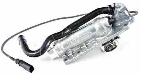 VAG Aušinimo Skysčio Reguliatoriaus Korpusas AUDI A8 2003-2010 VW PHAETON 2002-2016 VW TOUAREG 2002-2010 Originalus 07D121111AP