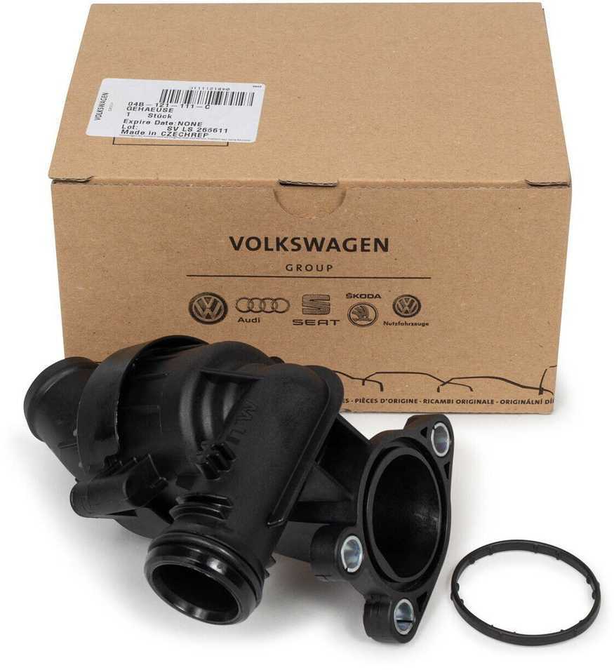 VAG Aušinimo Skysčio Reguliatoriaus Korpusas Audi A1 Seat Ibiza Skoda Fabia Originalus 04B121111C