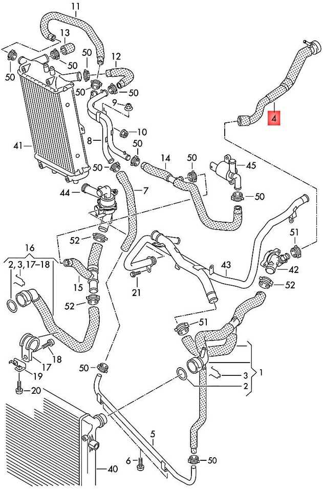 VAG Aušinimo Skysčio Žarna Greito Atjungimo Jungtimi Audi TT TTRS 2007 2014 Originalus 8J0121157J