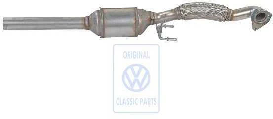 Vag Ausplūdo Vamzdis Su Katalizatoriumi Golf Mk4 2003 2006 Originalus 1J0254505SX