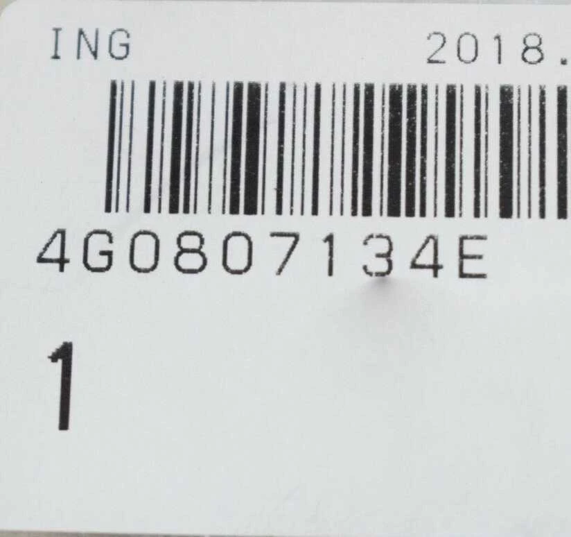 VAG Bamperio Laikiklio Laikiklis Audi A6 Avant 2011 2017 Originalus 4G0807134E