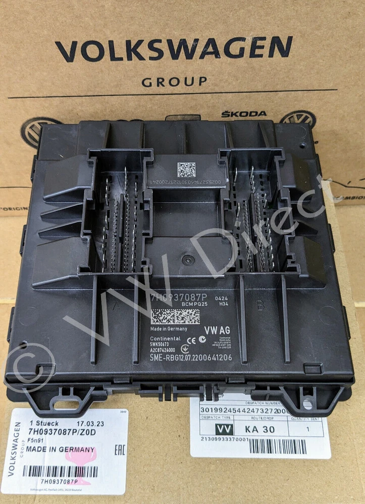 VAG BCM Kėbulo Valdymo Modulis Amarok Transporter T5 Polo Originalus 7H0937087PZ0D