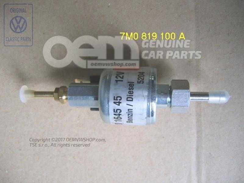 Vag Benzino Pompa Volkswagen Transporter 7D 1996 2004 Originalus 7M0819100A