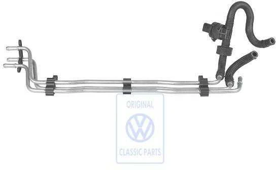 Vag Benzino Vamzdis Golf Mk5 Touran Mk1 2006 2007 Originalus 3C0130308C