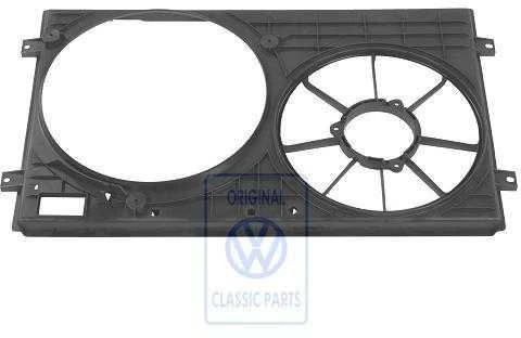 Vag Bora Golf Mk4 Fan Cover Satin Juodas Originalus 1J0121207TB41