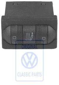 Vag Caddy Mk2 Pickup Passat B4 T4 Šildymo Sėdynės Perjungiklis Juodas Originalus 3A096356301C