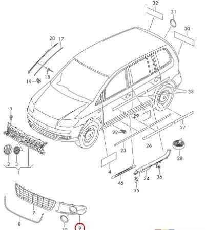Vag Caddy Touran Priekinis Stiklo Galinis Satin Juodas Originalus 1T0853665N9B9