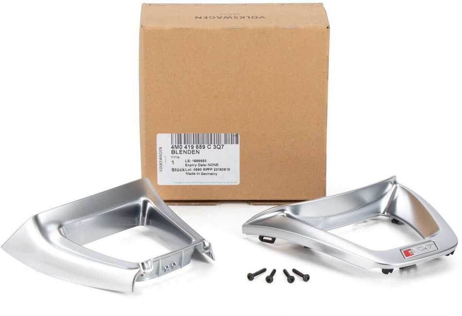 Vag Chromuotas Apdailos Detaliu Komplektas Audi Q7 2016 2017 Originalus 4M0419659C3Q7