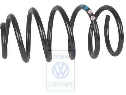 VAG Coil Spring Volkswagen Golf Bora Audi A3 Originalus 1J0411105CT