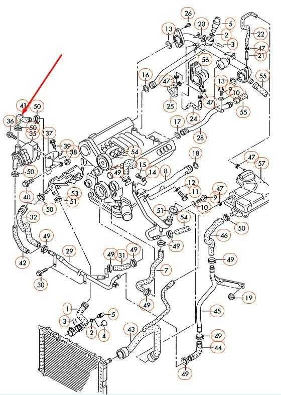 Vag Coolant Šlaunys Skoda Octavia A4 1999 2000 2001 2002 2003 2004 2005 2006 Originalus 078121096L