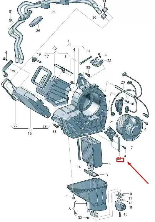 Vag Coupling Rod Volkswagen Campmobil T5 T6 Sharan Transporter Alhambra Originalus 7H0819317