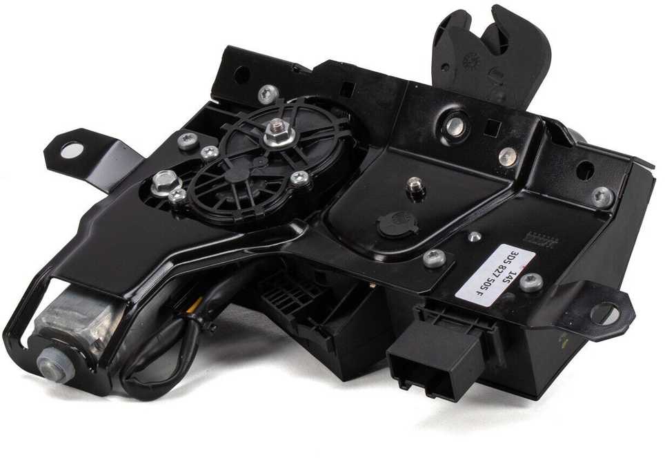 VAG Dangčio Užraktas Su Mikro Jungikliu Satino Juodos Spalvos Volkswagen Phaeton 3D 2002-2016 Originalus 3D5827505F01C