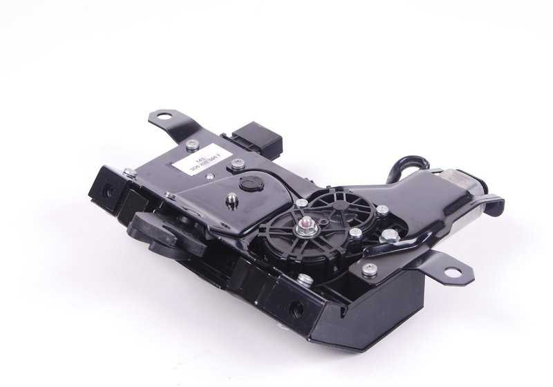 VAG Dangčio Užraktas Su Mikro Jungikliu Satino Juodos Spalvos Volkswagen Phaeton 3D 2002-2016 Originalus 3D5827505F01C