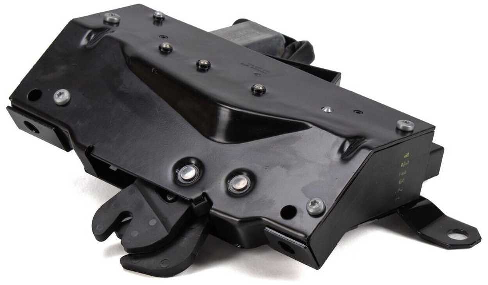 VAG Dangčio Užraktas Su Mikro Jungikliu Satino Juodos Spalvos Volkswagen Phaeton 3D 2002-2016 Originalus 3D5827505F01C