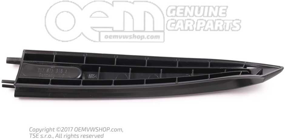 Vag Dangtis Volkswagen T5 T6 7H 7E 2010 2019 Originalus 7H7875316A