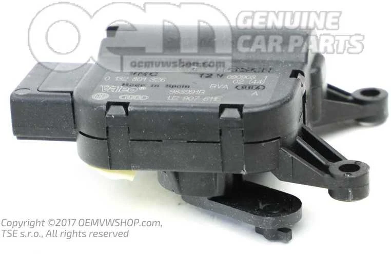 VAG Defrost Flap Adjustment Motor Audi TT Volkswagen Golf Originalus 1J2907511E