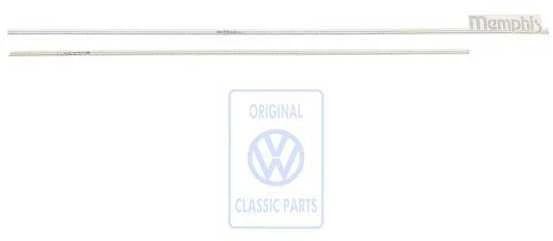 Vag Dekoratyvinė Juostelė Sparnams Ir Durims Juoda Golf Mk2 88 89 Jetta Mk2 88 89 Originalus 191898525C4AT