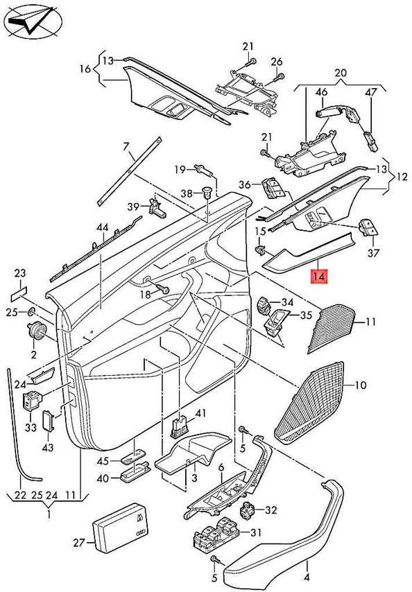 Vag Dekoratyvinis Įdėklas Sidabrinis Aliuminis Audi A5 S5 2017 2024 Originalus 8W6867410Q1NK